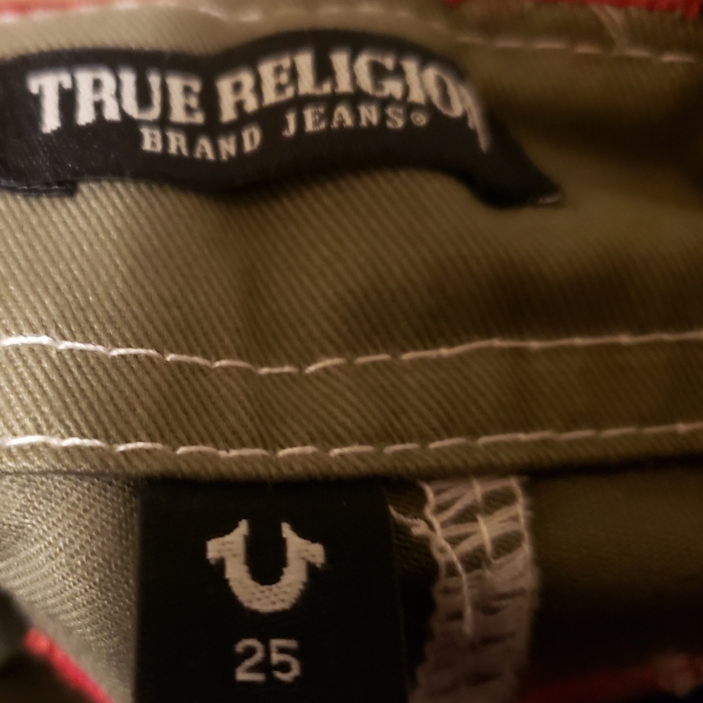 True Religion military style cargo pants